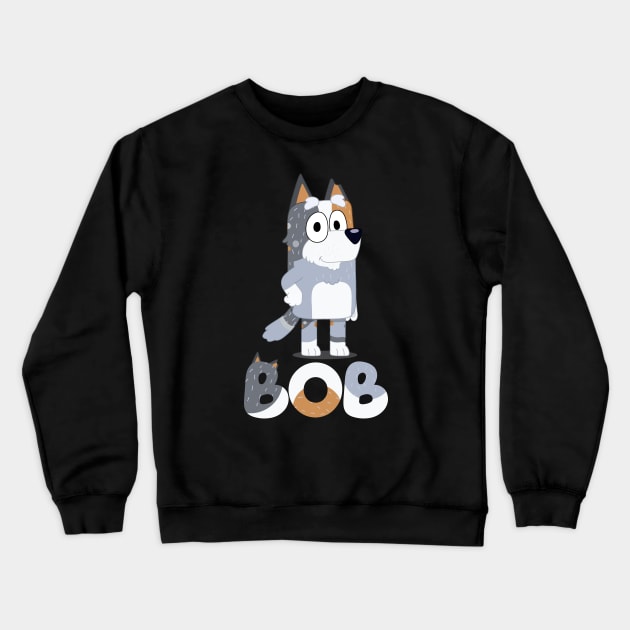 GRANDPA Bob Dog Crewneck Sweatshirt by KOMIKRUKII